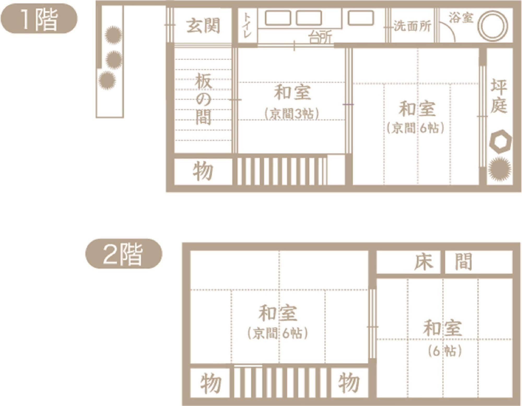 Vila Naokonoza Omiya Gojo Kjóto Exteriér fotografie